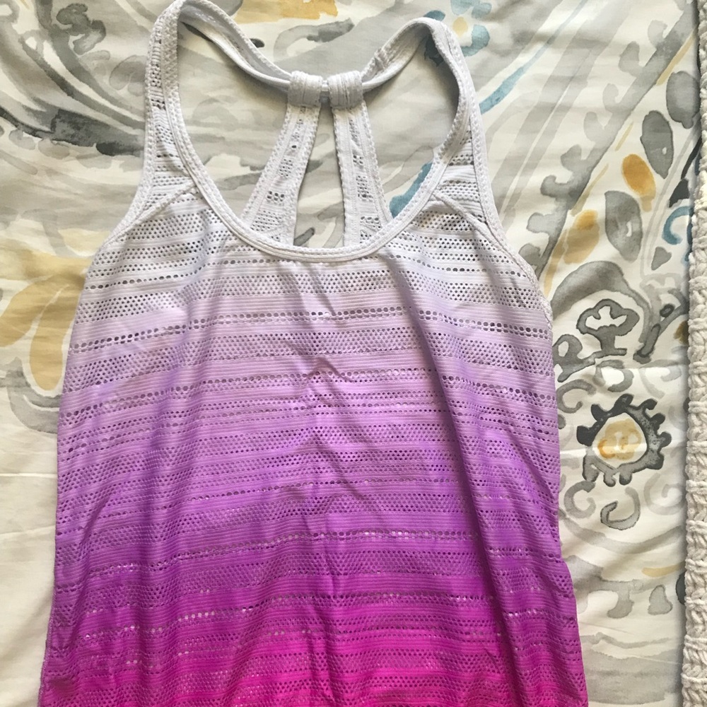 Xersion Lace Ombré Tank Top